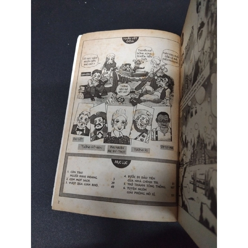 Chuyện kể về danh nhân thế giới Lin - Côn mới 70% ố vàng 2003 HCM2207 Kim-Nan-Kin TRUYỆN TRANH 916519
