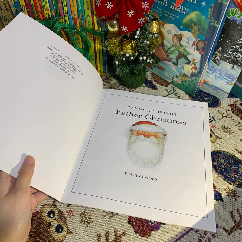 Sách tranh Father Christmas, Used, 75%, Picture Book For Kids, Quà tặng Mori 357407