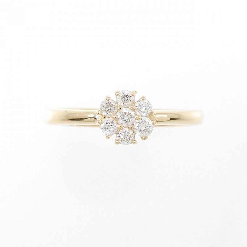 Nhẫn kim cương hoa K18YG 0.15CT - Hàng hiệu Authentic 856071