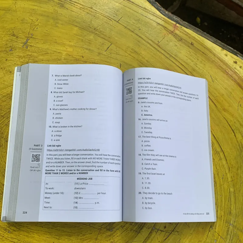 10 BỘ ĐỀ THI CHỨNG CHỈ TIẾNG ANH A2 - CHINH PHỤC KỲ THI VSTEP- TH.S. VŨ THỊ LÊ VY 737163