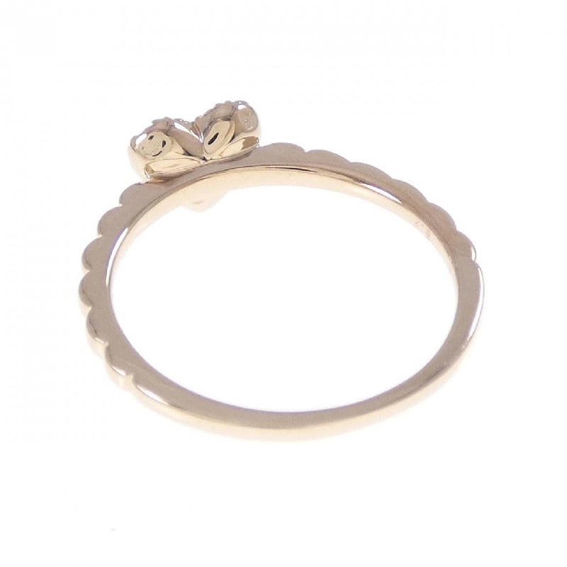 Nhẫn Sapphire K18PG hình trái tim 0.10CT 666521