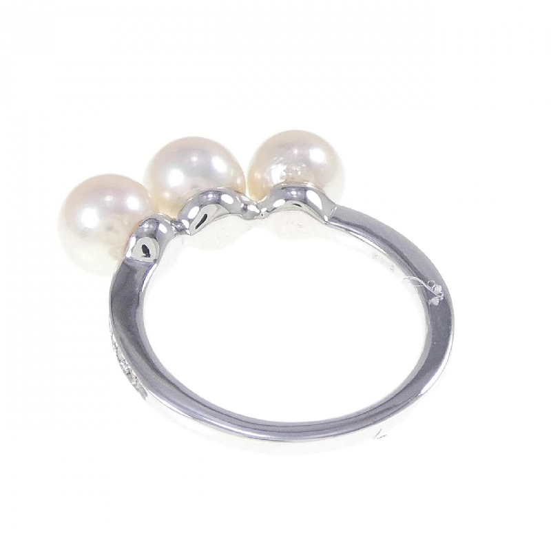 Nhẫn ngọc trai Akoya K18WG 667676