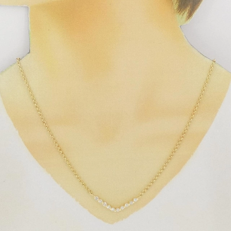 K18YG Dây chuyền kim cương 0.94CT - Hàng hiệu Chính hãng 859818