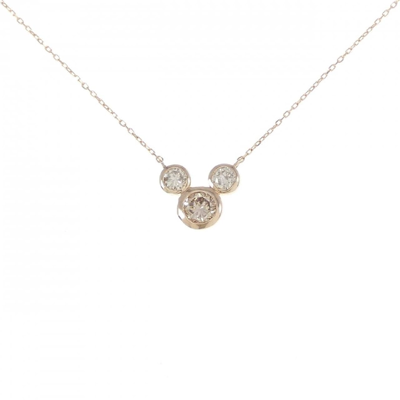 K18PG Dây chuyền kim cương 0.50CT - Hàng hiệu Authentic 864446