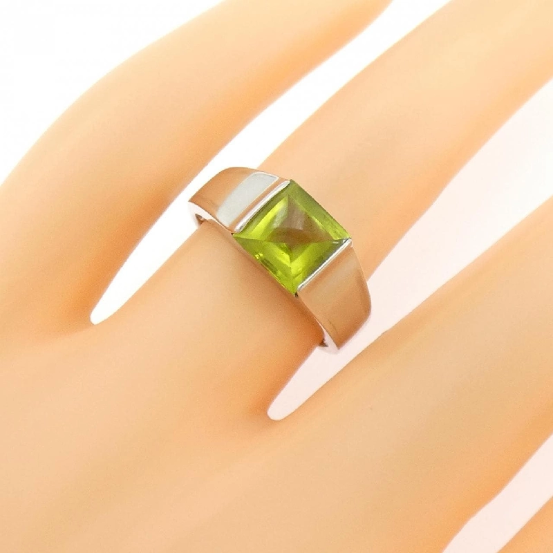 Nhẫn Peridot K18WG - Hàng hiệu Chính hãng 846593