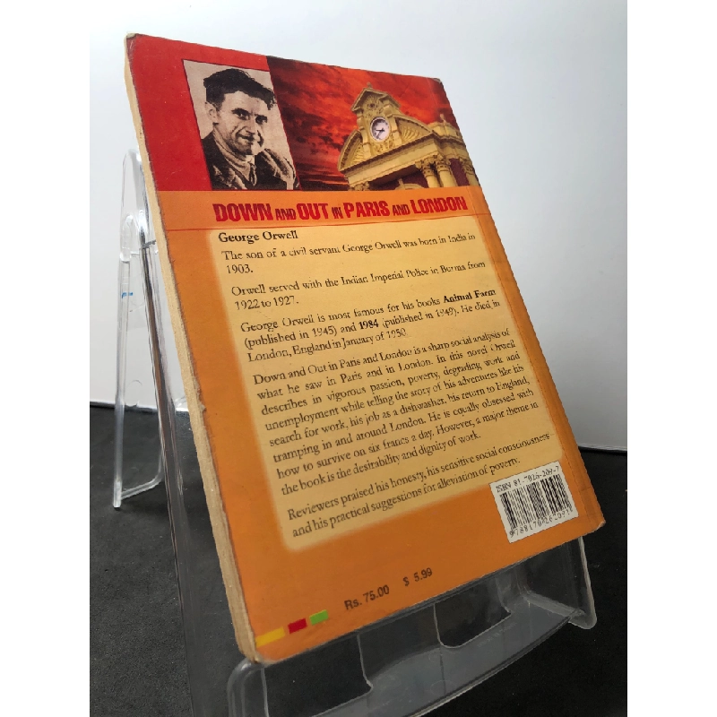 Down and out in Paris and London mới 70% ố vàng George Orwell HPB1309 NGOẠI VĂN 458358