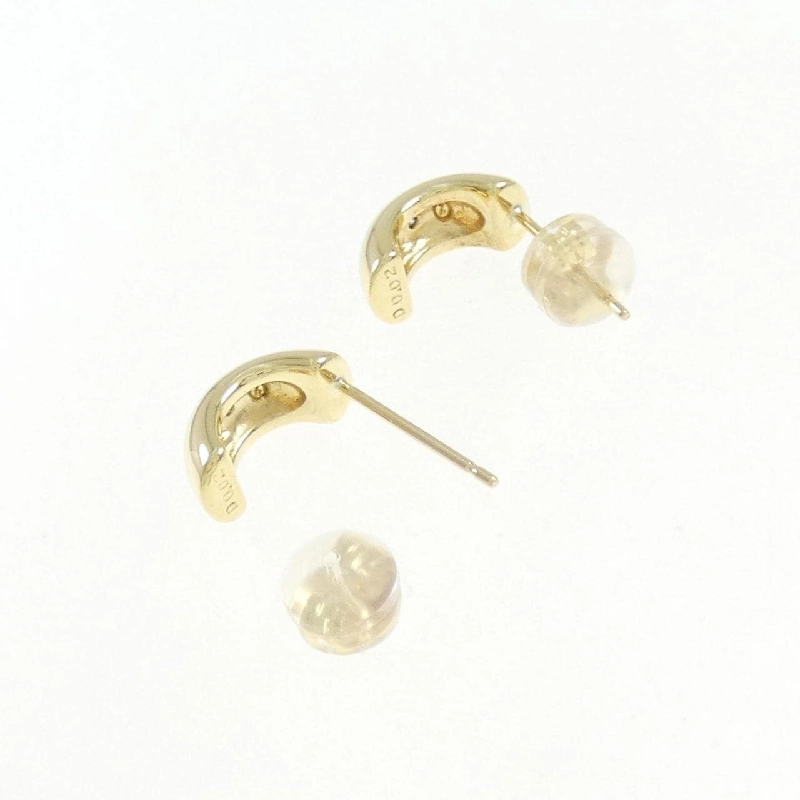 Bông tai kim cương 750YG/K18YG 0.04CT - Hàng hiệu Authentic 871389