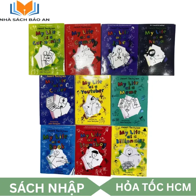 Sách - My Life As Series - 10 quyển, sách nhập trung đẹp 1024191