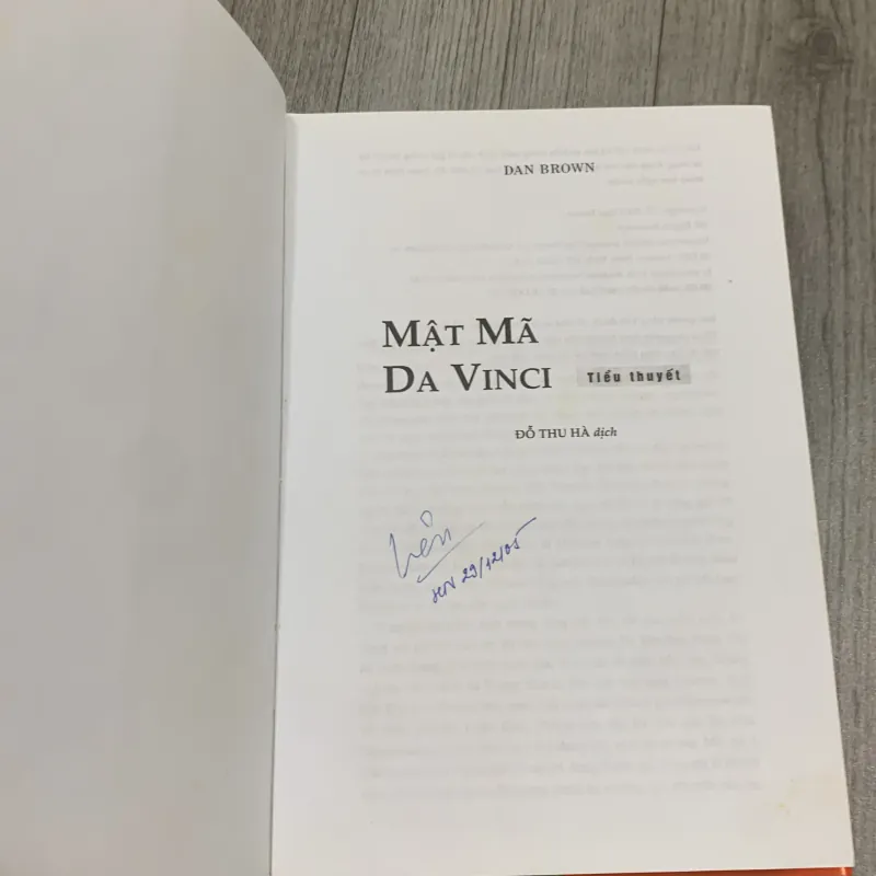 Mật mã da vinci - dan brown. 3a1 1002854