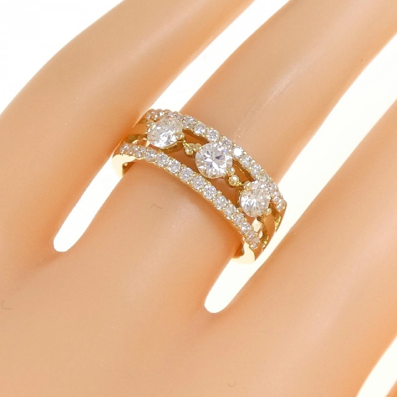 Nhẫn kim cương K18YG 0.651CT G VS1-2 VG-GOOD - Hàng hiệu Chính hãng 879474