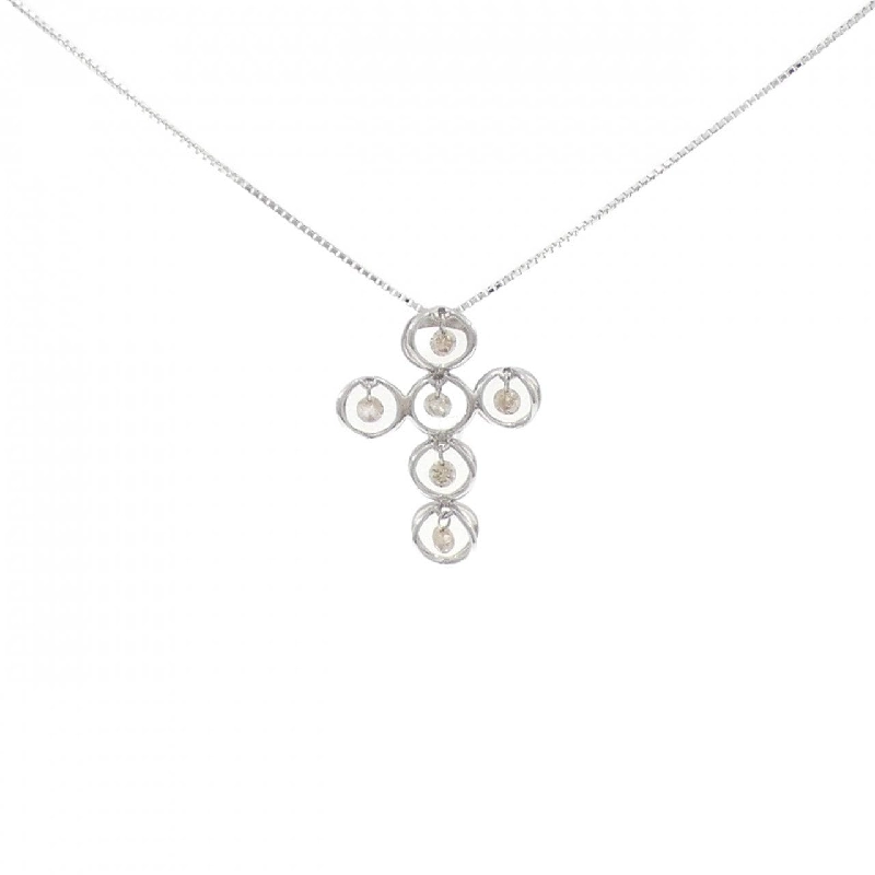 K18WG Dây chuyền kim cương 0.3CT - Hàng hiệu Chính hãng 857851