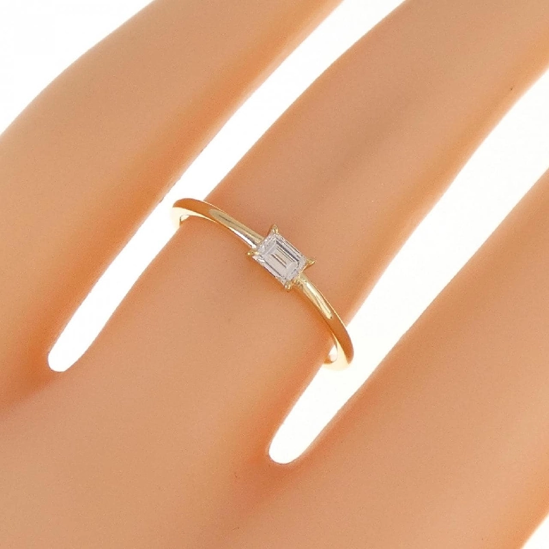 Nhẫn kim cương K18YG 0.15CT - Hàng hiệu Chính hãng 857376