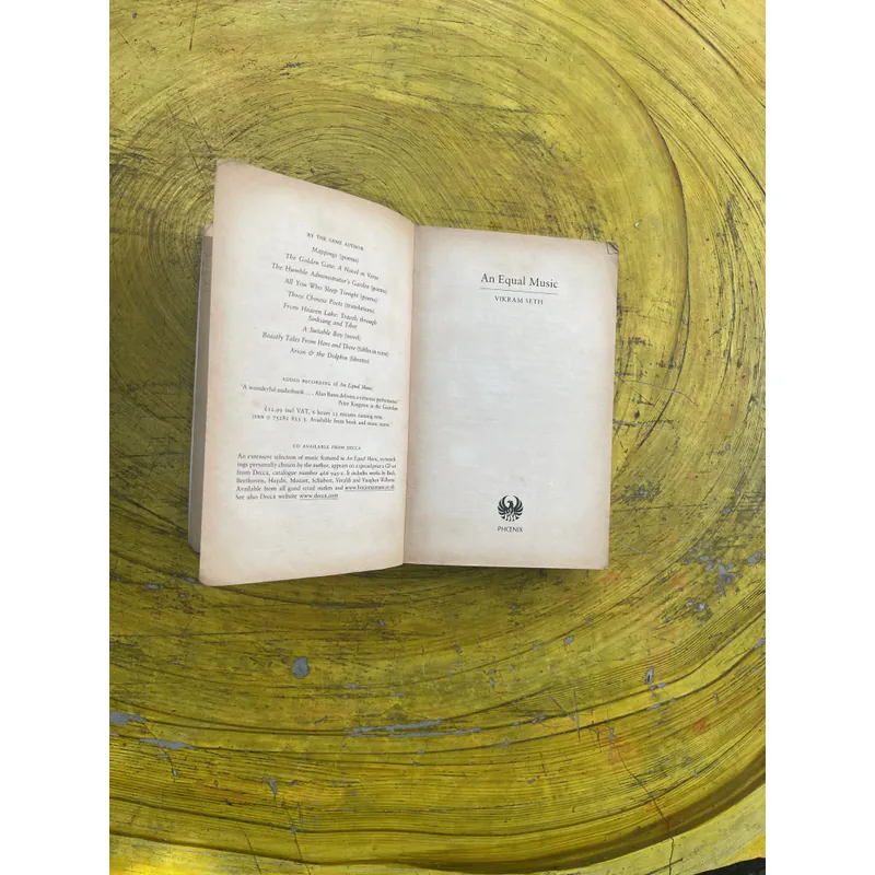AN EQUAL MUSIC- VIKRAM SETH 599953