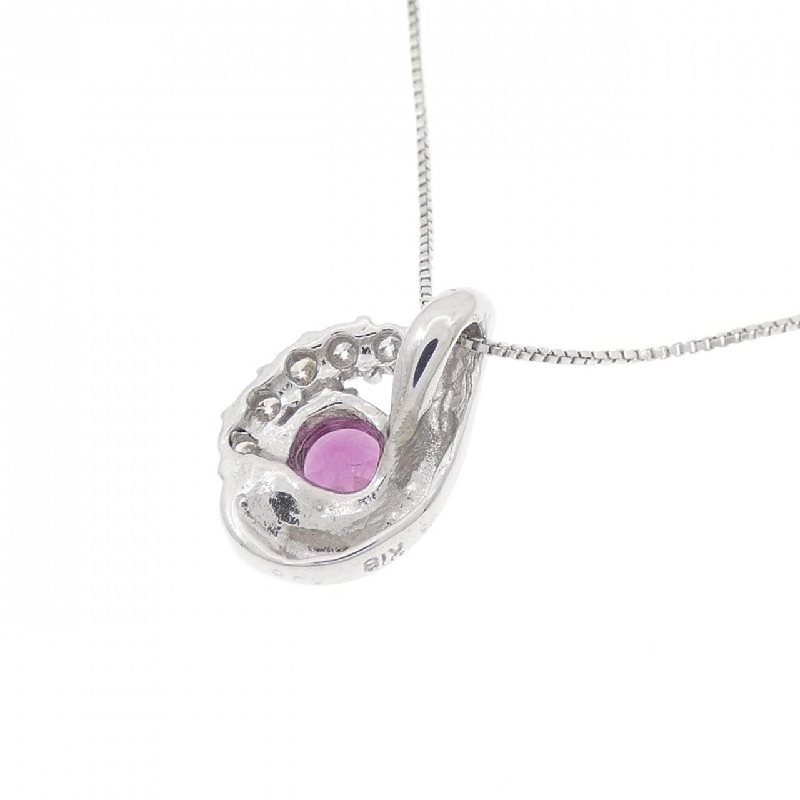 K18WG/750WG Đeo cổ Garnet - Hàng hiệu Chính hãng 865045