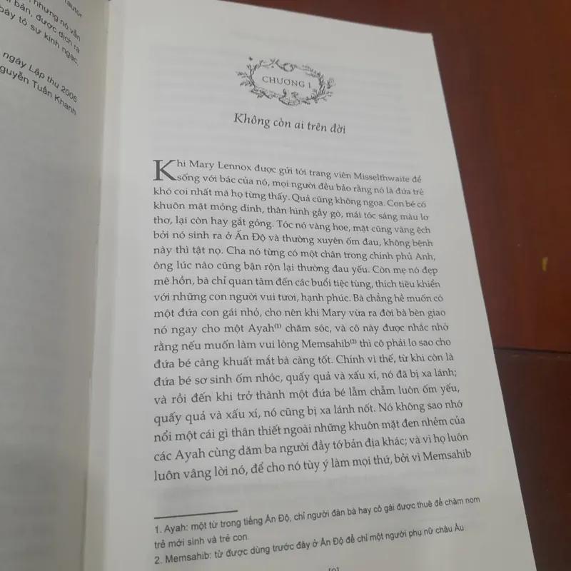 Frances Hodgson Burnett - KHU VƯỜN BÍ MẬT (nhã nam) 739037