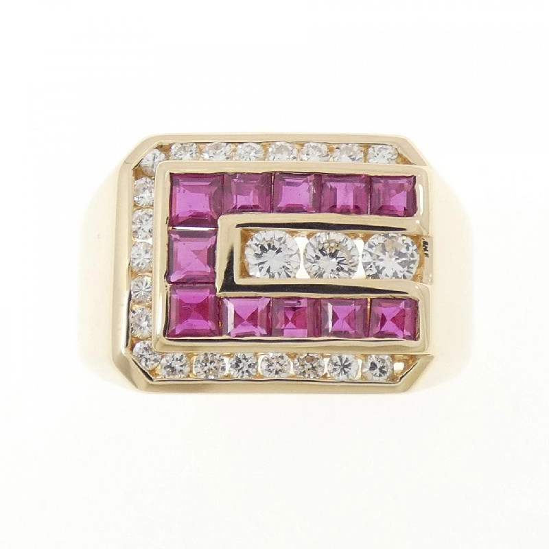 Nhẫn Ruby K18YG 0.86CT - Hàng hiệu Chính hãng 855082