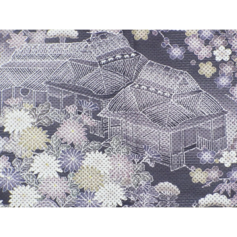 Áo kimono đơn lớp Komaro với kỹ thuật nhuộm bokeh - Hàng hiệu Authentic 883276