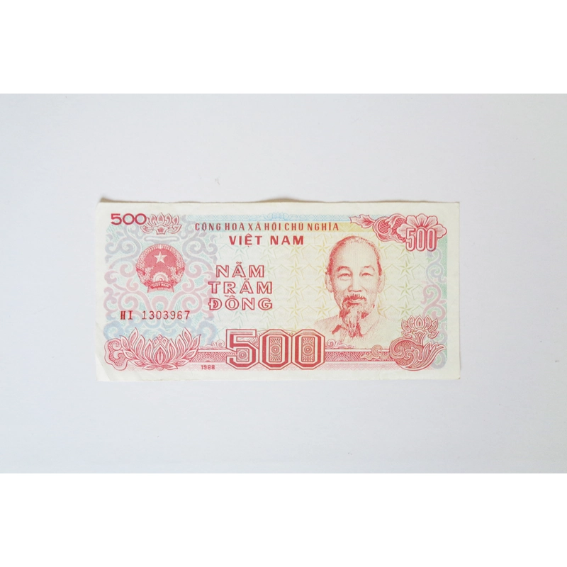 Tờ tiền 500 đồng xưa (HI 1303967) 377507