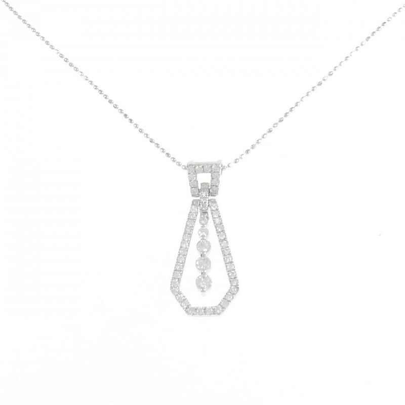 Dây chuyền kim cương K18WG 0.50CT - Hàng hiệu Chính hãng 861956