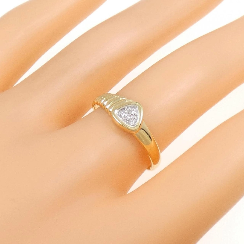 Nhẫn kim cương K18YG/PT 0.03CT - Hàng hiệu Chính hãng 850234