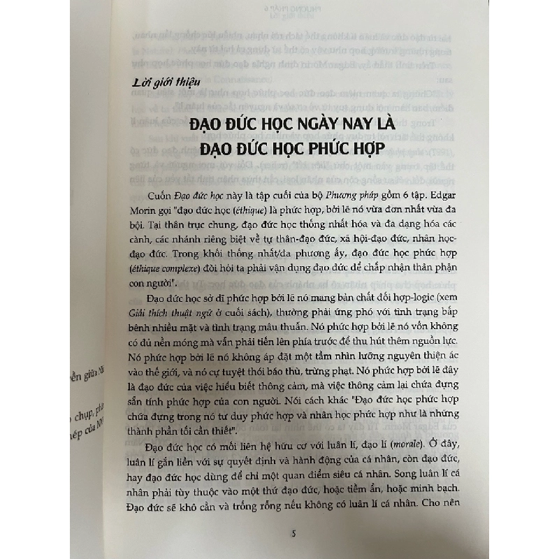 Phương pháp 6 đạo đức học - Edgar Morin 674456