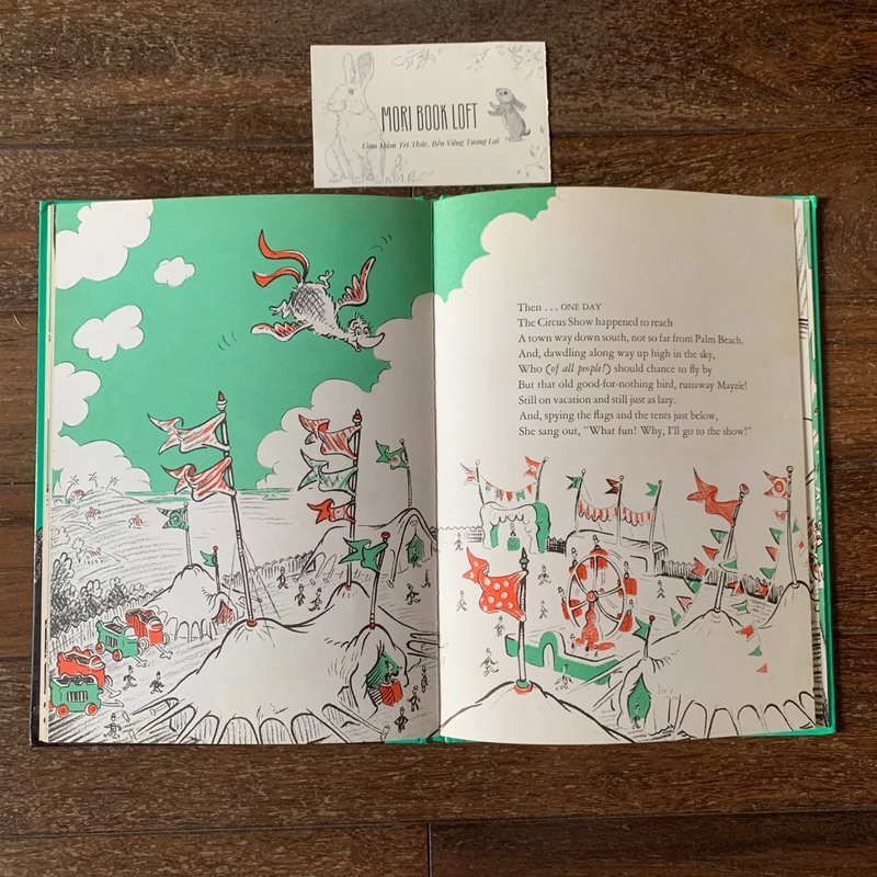 Sách tranh tiếng anh Horton Hatches the Egg – Dr. Seuss, Used, Bìa cứng 478655