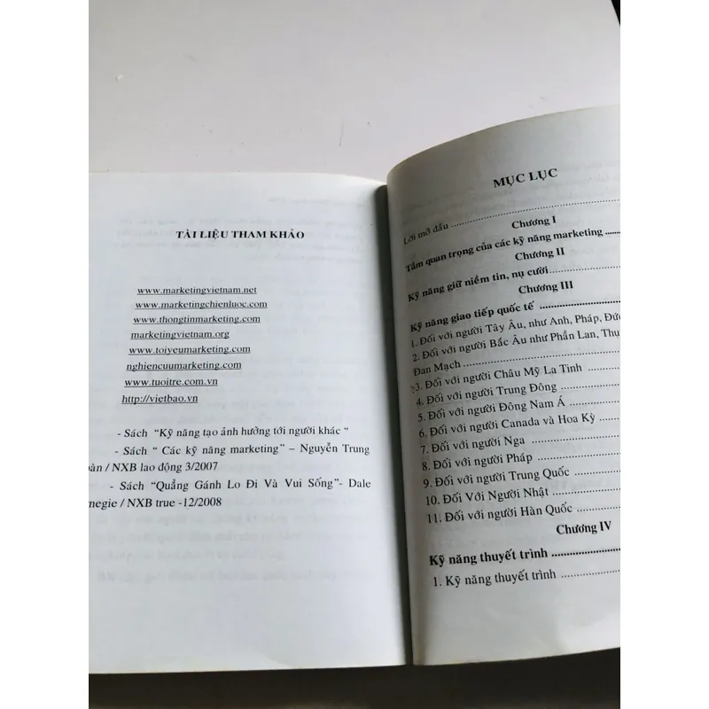 CÁC KỸ NĂNG MARKETING 699301