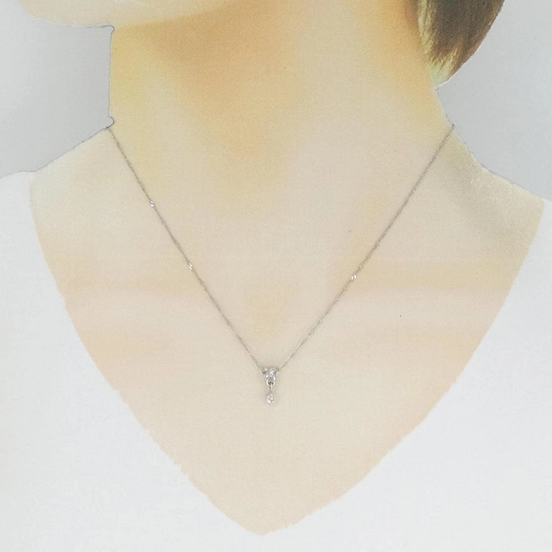 Dây chuyền kim cương PT 0.11CT - Hàng hiệu Chính hãng 862998