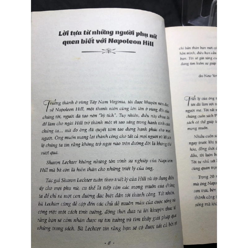 Phụ nữ hiện đại Nghĩ giàu và làm giàu 2018 mới 80% ố vàng nhẹ Napoleon Hill Foundation HPB0808 KỸ NĂNG 199843
