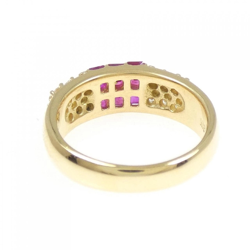 Nhẫn Ruby K18YG 0.72CT 669604