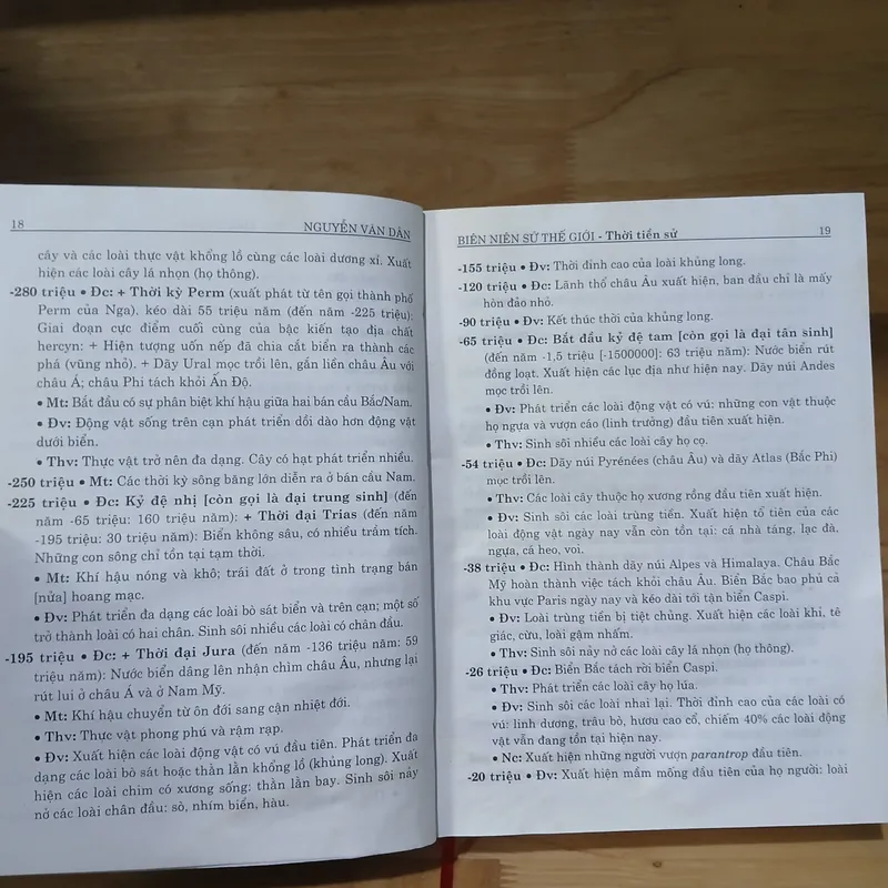 Biên Niên Sử Thế Giới (Từ Tiền Sử Đến Hiện Đại) - Nguyễn Văn Dân biên soạn 704383