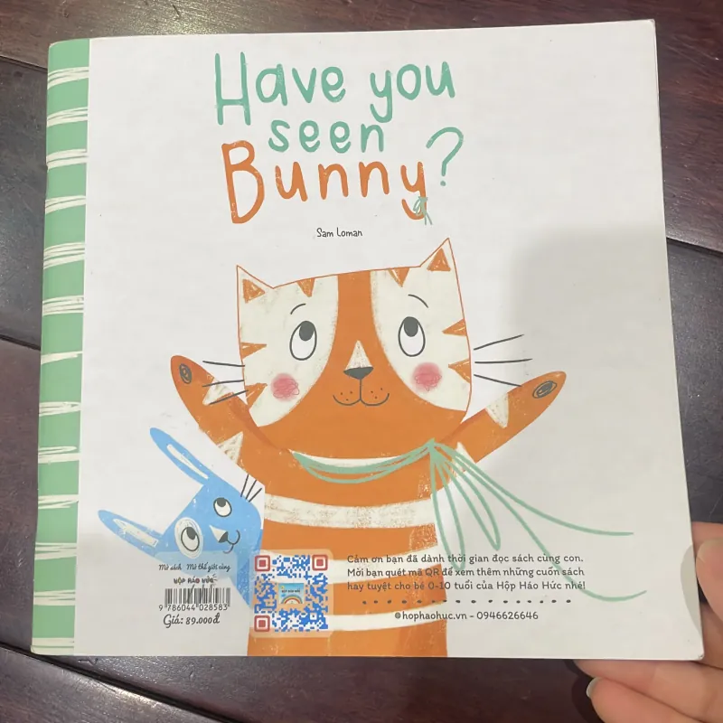 THỎ CON TRỐN ĐÂU NHỈ - hộp háo hức / sách song ngữ  1028153