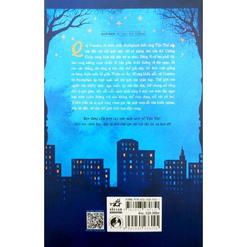 Điềm Lành - Những Lời Tiên Tri Tuyệt Đích Và Chuẩn Xác Của Phù Thủy Agnes Nutter - Neil Gaiman, Terry Pratchett 71446