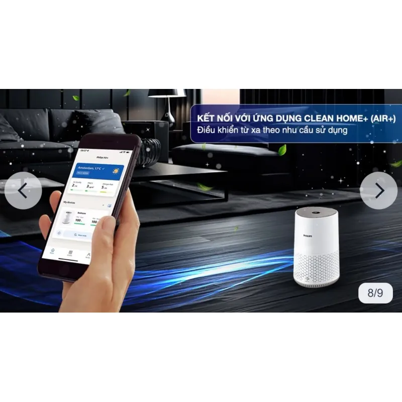 Máy lọc không khí Philips Ariendfa 600 Series màu trắng chính hãng 1049655