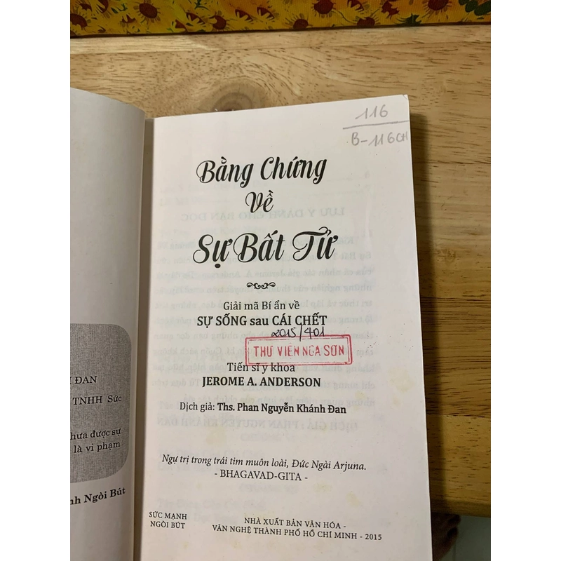 Bằng Chứng Về Sự Bất Tử - Jerome A. Anderson 539890