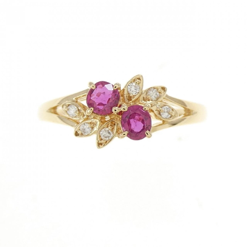Nhẫn ruby K18YG 0.32CT 667281