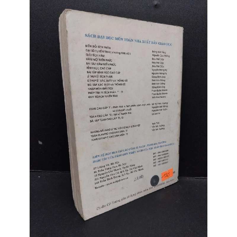 Vận trù học mới 80% ố trầy gáy 2002 HCM1008 Phan Quốc Khánh GIÁO TRÌNH, CHUYÊN MÔN Oreka-Blogmeo 202183