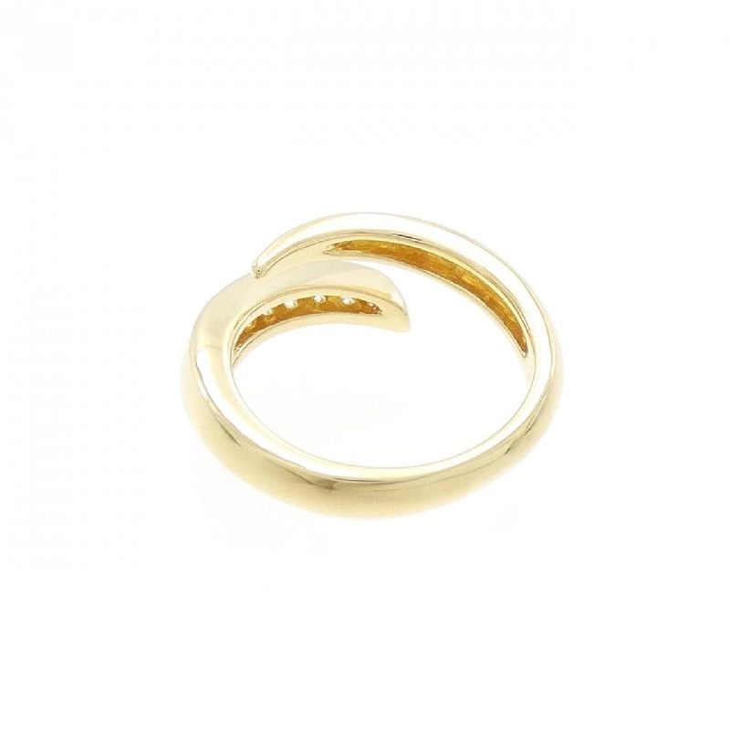 Nhẫn nhẫn ngón tay kim cương K18YG 0.16CT 673283