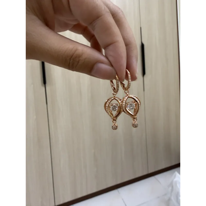 Bông tai khinh khí cầu màu titan mới 596352