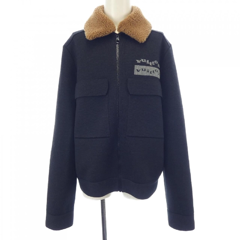 Áo khoác len LOUIS VUITTON với cổ lông HON33WZLL - Hàng hiệu Chính hãng 895423