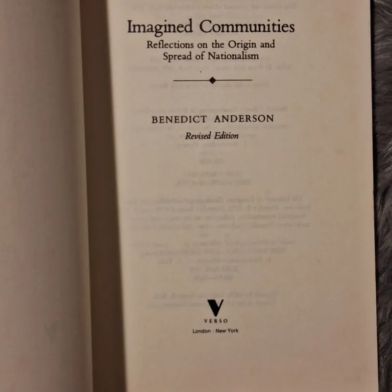 Benedict Anderson - Imagined Communities 779997