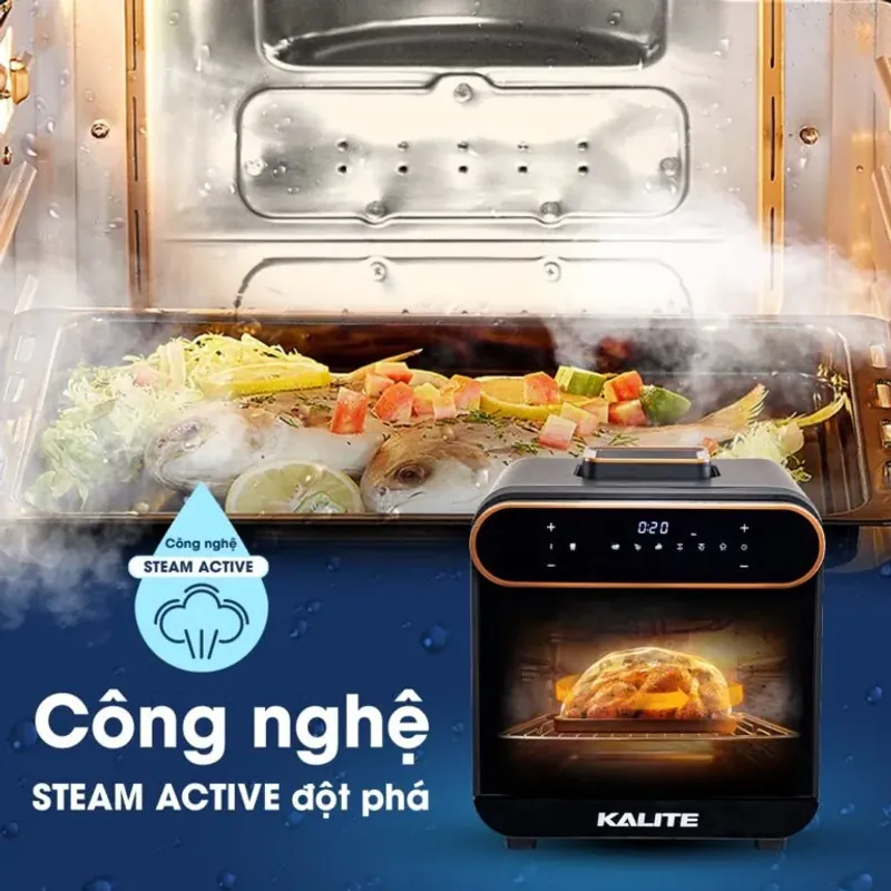 Nồi chiên hơi nước KALITE STEAM PRO 15L chính hãng mới 100% 572289