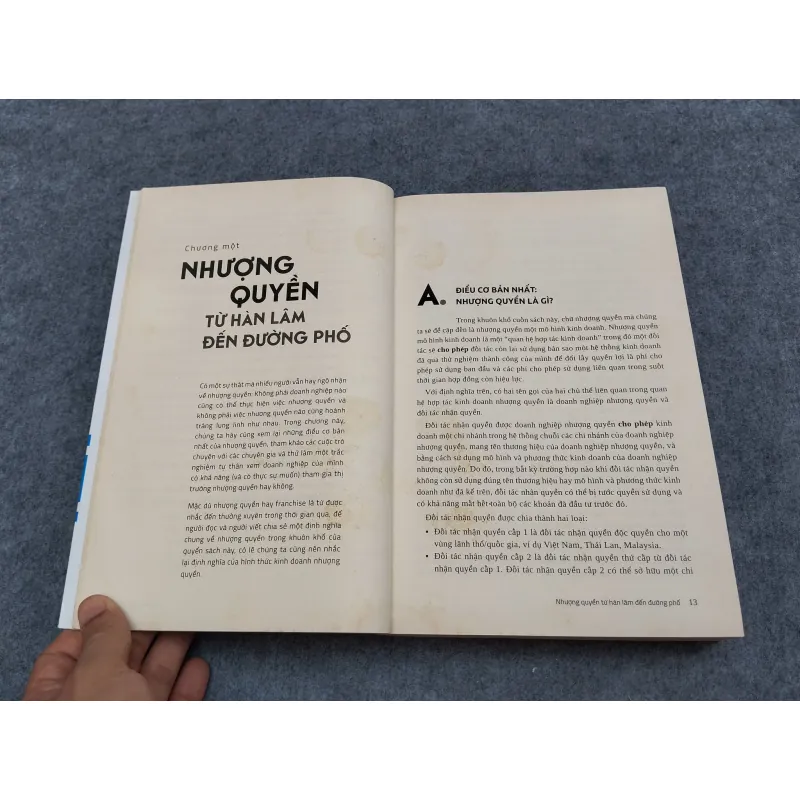 NHƯỢNG QUYỀN KHỞI NGHIỆP. CON ĐƯỜNG NGẮN ĐỂ BƯỚC RA THẾ GIỚI 937229