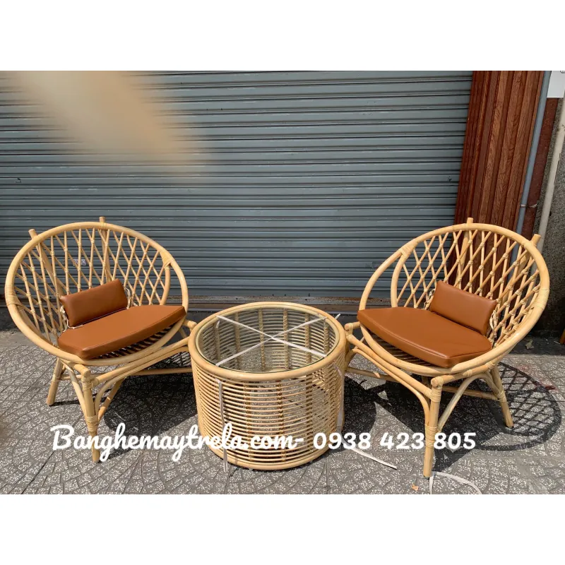 Ghế mây tre cafe 715268