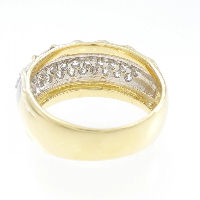 Nhẫn kim cương K18YG/PT900 1.00CT 673412