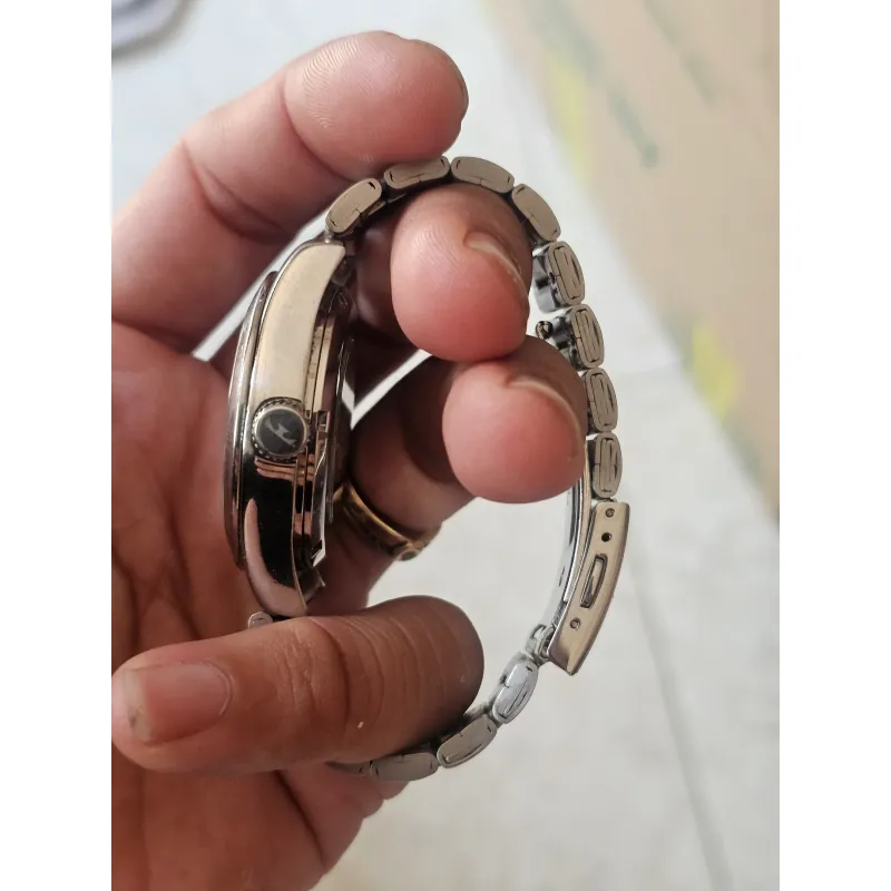Đồng hồ nam TECNOS automatic 21 jewels mặt tròn dây inox 997984