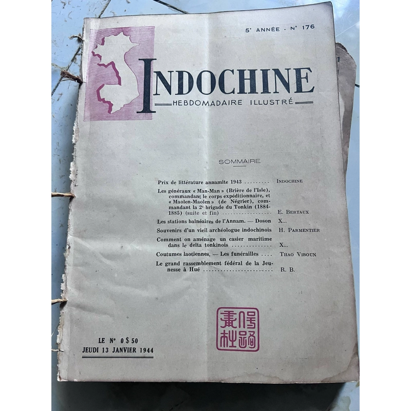 Tuần san Indochine Hebdomadaire Illustré (TẠP CHÍ INDOCHINE) 459691
