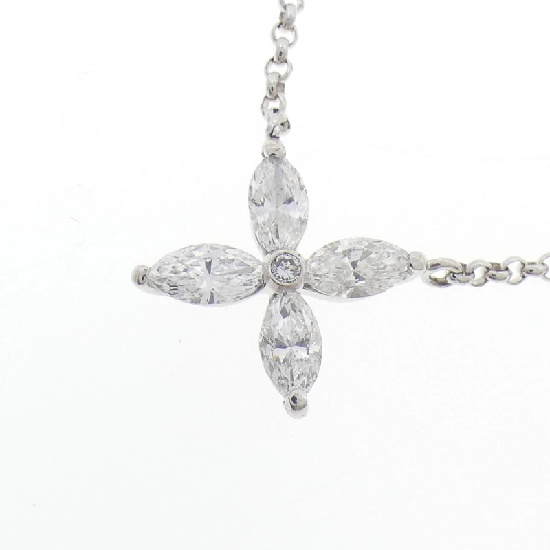 Dây chuyền kim cương hoa PT900/PT850 0.50CT - Hàng hiệu Chính hãng 856172