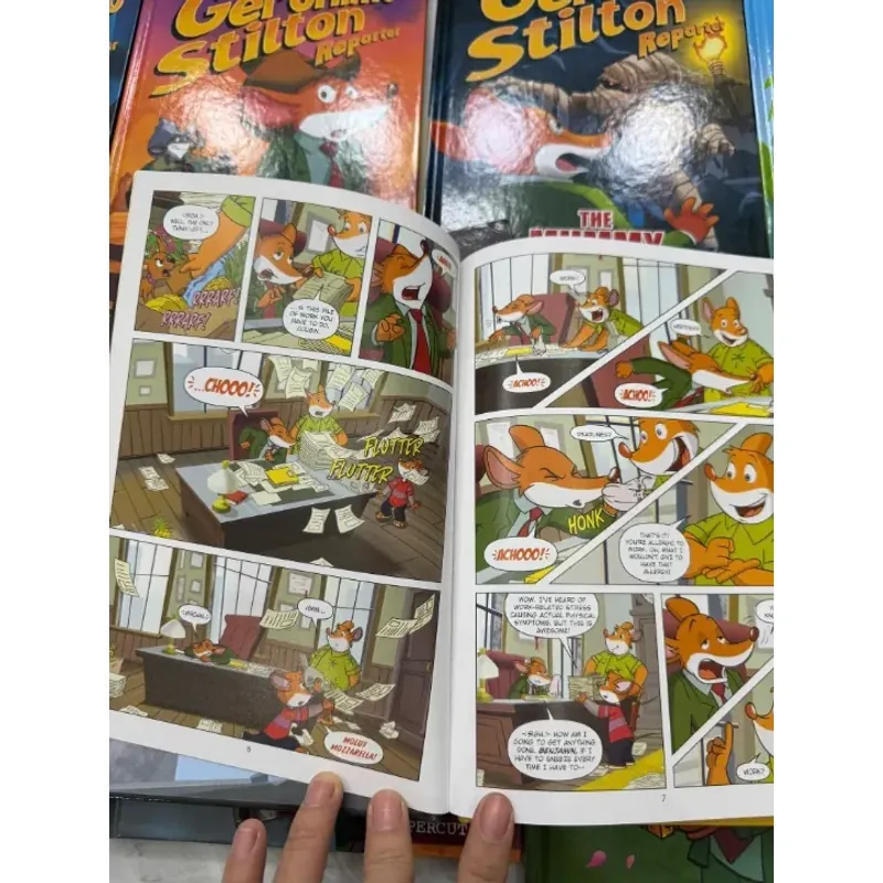Truyện tranh - Geronimo Stilton Reporter graphic novels 9 books hardcover 1024195