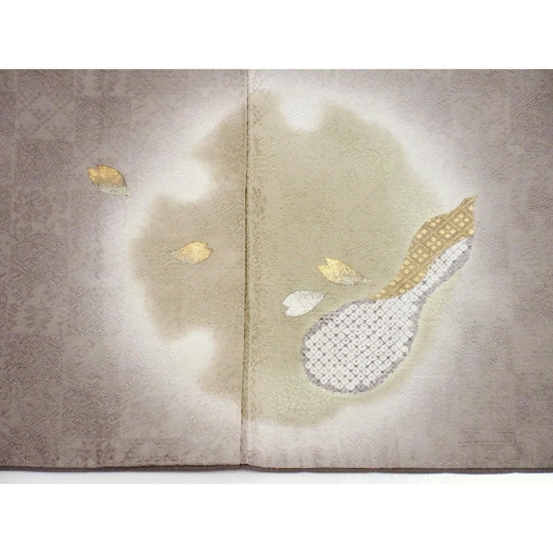 Áo khoác thăm viếng chế tác vàng Yūzen - Kích thước S 875142